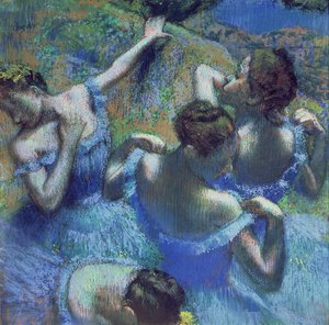 Blue Dancers, ca 1899 (pastell)